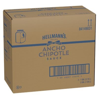 Hellmann's® Real Ancho Chipotle Sauce 1 gal 2 pack - To your best salads with Hellmann's® Real Ancho Chipotle Sauce (2 x 1 gal) dressing that looks, performs and tastes like you made it yourself.